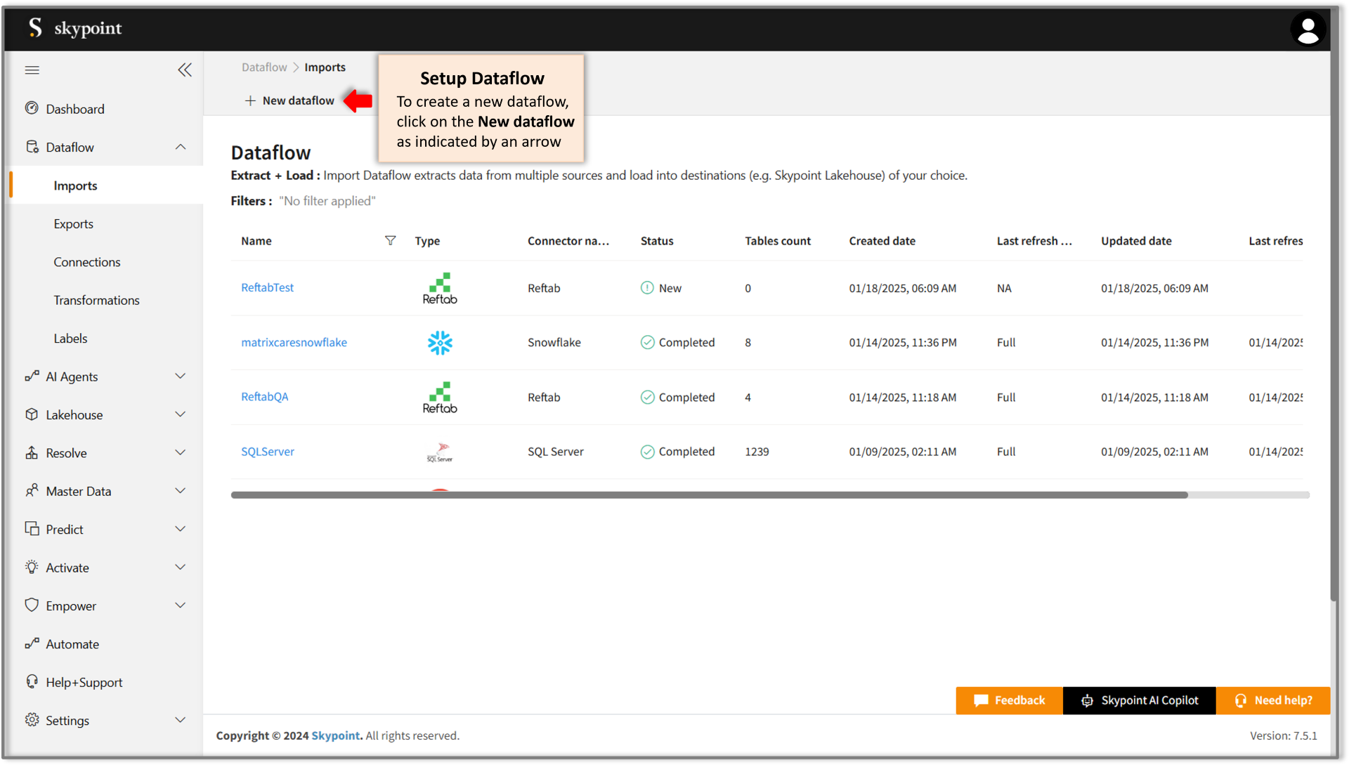 Add new Dockhealth dataflow